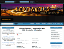 Tablet Screenshot of linkmaximus.org